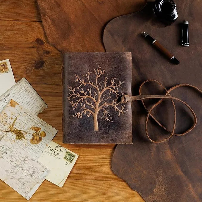 LAMAKHA personal diaries with lock used as personal diary writing and vintage leather journal, handmade custom leather notebook, leather journals for men, personalised travel journal, leather notepad, luxury leather journals, personalized travel journal, leather pocket notebook, embossed leather notebook, embossed journals, and personalized writing journals crafted with vintage full grain leather and antique secret key lock design