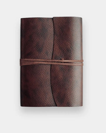 Lamakha Full grain leather sketchbook and travel journal book with handcrafted Diary From India custom leather journal crafted from buffalo oil leather