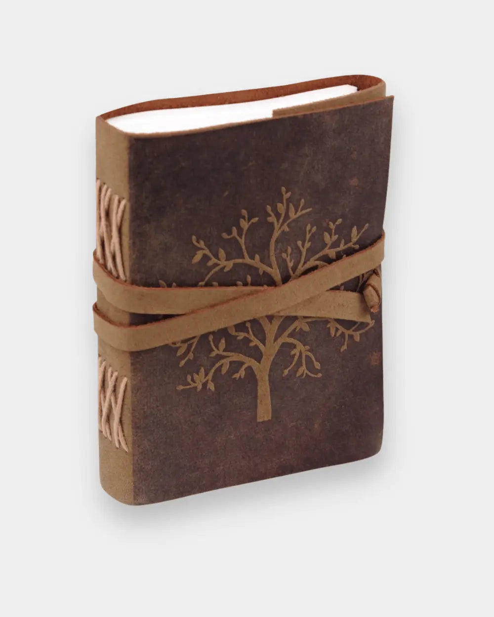 Lamakha handmade journal with refillable pages also called refillable leather notebook or writing journal
used leather sketchbook
made as leather bound journal personalized leather journal or Brown buffalo leather journal with tree